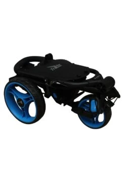 Axglo TriLite 3 Wheel Golf Trolley | Black/Blue -Outlet Push Golf Pro Store Axglo TriLite Wheel Golf Trolley Black Blue 9