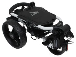 Axglo TriLite 3 Wheel Golf Trolley | White/Black 7 Axglo TriLite 3 Wheel Golf Trolley | White/Black -Outlet Push Golf Pro Store Axglo TriLite Wheel Golf Trolley White Black 2