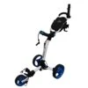 Axglo TriLite 3 Wheel Golf Trolley | White/Blue -Outlet Push Golf Pro Store Axglo TriLite Wheel Golf Trolley White Blue 6