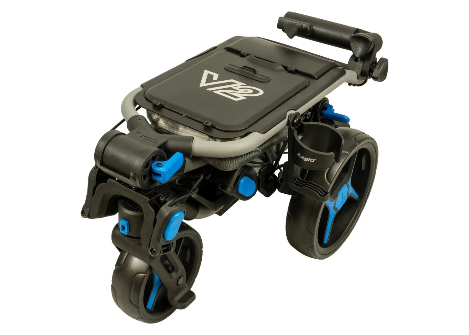Axglo Tri-360 V2 Golf Trolley | Black/Blue 6 Axglo Tri-360 V2 Golf Trolley | Black/Blue - Image 4