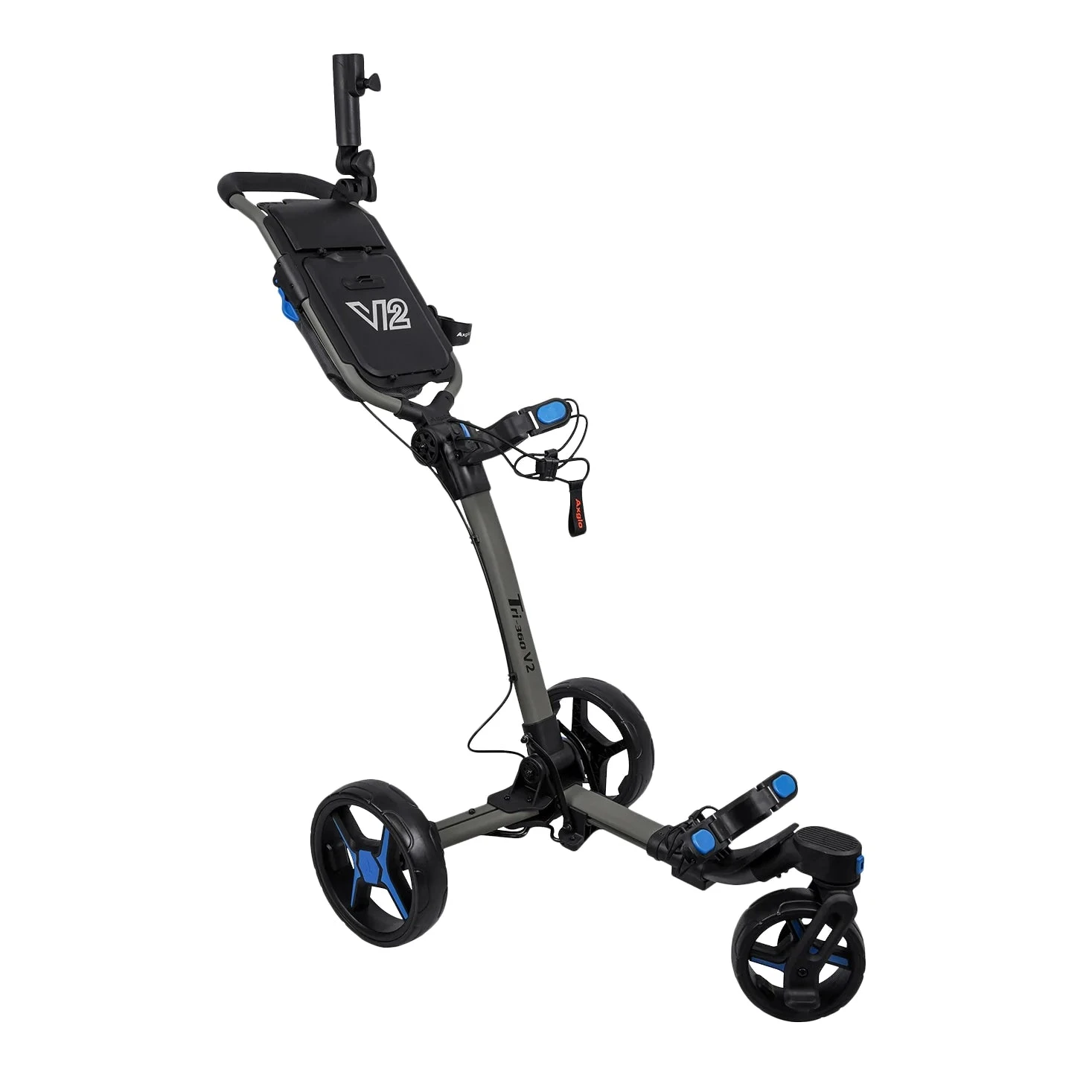 Axglo Tri-360 V2 Golf Trolley | Black/Blue 3 Axglo Tri-360 V2 Golf Trolley | Black/Blue