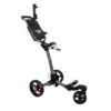 Axglo Tri-360 V2 Golf Trolley | Black/Red -Outlet Push Golf Pro Store Axglo Tri 360 V2 Golf Trolley Black Red 0
