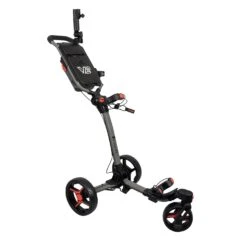 Axglo Tri-360 V2 Golf Trolley | Black/Red
