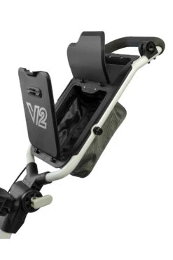 Axglo Tri-360 V2 Golf Trolley | Black/Red -Outlet Push Golf Pro Store Axglo Tri 360 V2 Golf Trolley Black Red 2