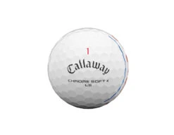 Callaway Chrome Soft X LS Triple Track Golf Balls | White 10 Callaway Chrome Soft X LS Triple Track Golf Balls | White -Outlet Push Golf Pro Store CSX LS Golf Ball 2021 Triple Track White Front View