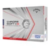 Callaway Chrome Soft X LS Triple Track Golf Balls | White -Outlet Push Golf Pro Store CSX LS Golf Ball 2021 Triple Track White Packaging Lid 2