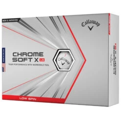 Callaway Chrome Soft X LS Golf Balls | White
