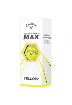 Callaway Supersoft Max Golf Balls | Yellow -Outlet Push Golf Pro Store Callaway Supersoft Max Golf Balls Yellow 12