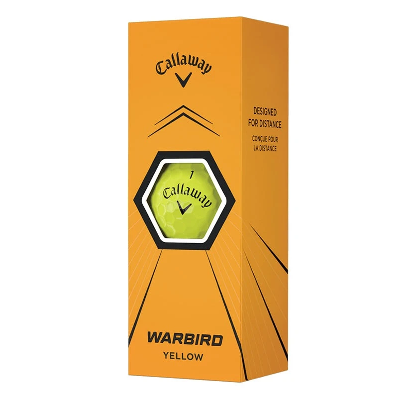 Callaway Warbird Golf Balls | Yellow 4 Callaway Warbird Golf Balls | Yellow - Image 2