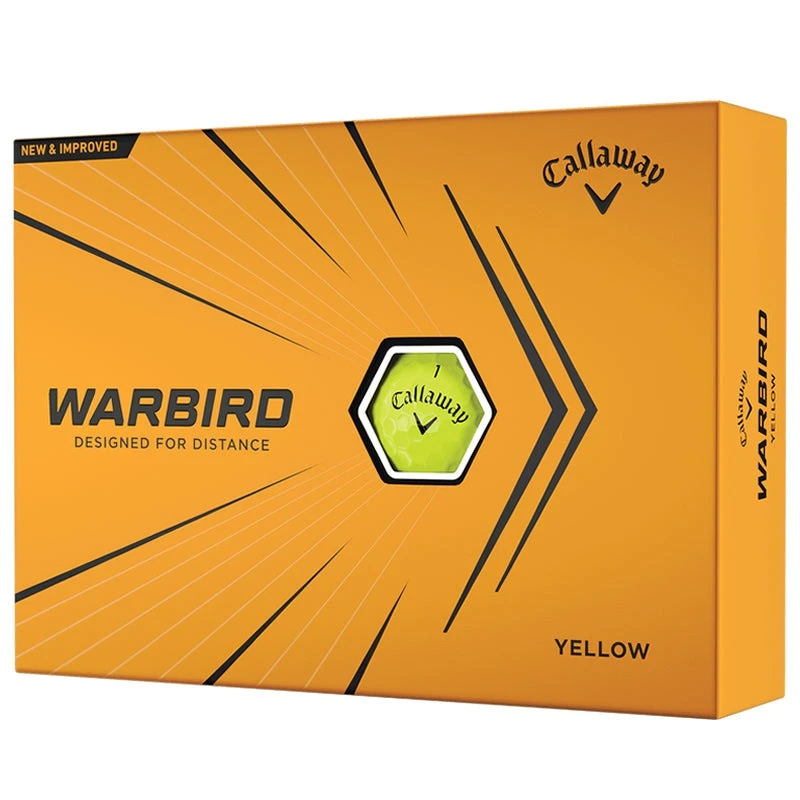 Callaway Warbird Golf Balls | Yellow 3 Callaway Warbird Golf Balls | Yellow