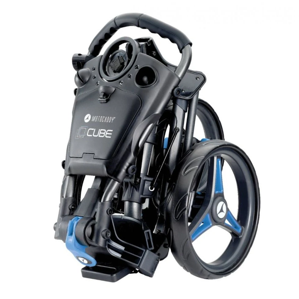 Motocaddy Cube Golf Push Trolley | Blue 3 Motocaddy Cube Golf Push Trolley | Blue