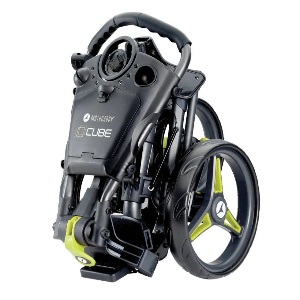 Motocaddy Cube Golf Push Trolley | Lime 3 Motocaddy Cube Golf Push Trolley | Lime