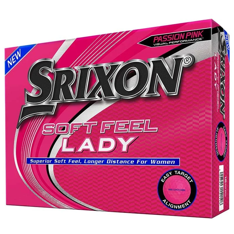 Srixon Soft Feel Lady Golf Balls | Pink 3 Srixon Soft Feel Lady Golf Balls | Pink