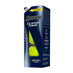 Srixon Q Star Tour Golf Balls | Yellow -Outlet Push Golf Pro Store Srixon Star Tour Golf Balls Yellow 30