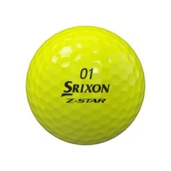 Srixon Z-Star Tour Divide Golf Balls | Yellow/White -Outlet Push Golf Pro Store Srixon Z Star Tour Divide Golf Balls Yellow White 9