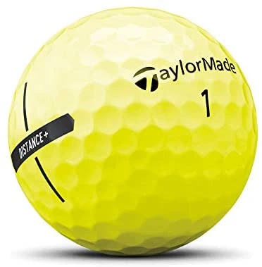 TaylorMade Distance Plus Golf Balls | Yellow 4 TaylorMade Distance Plus Golf Balls | Yellow - Image 2