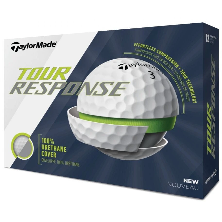 TaylorMade Tour Response Golf Balls | White 3 TaylorMade Tour Response Golf Balls | White