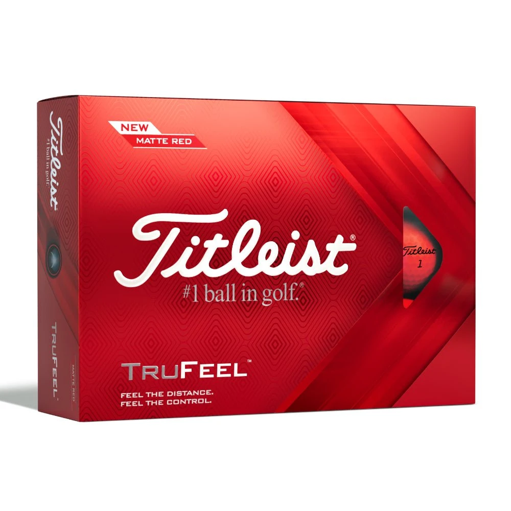 Titleist TruFeel Golf Balls | Red 3 Titleist TruFeel Golf Balls | Red
