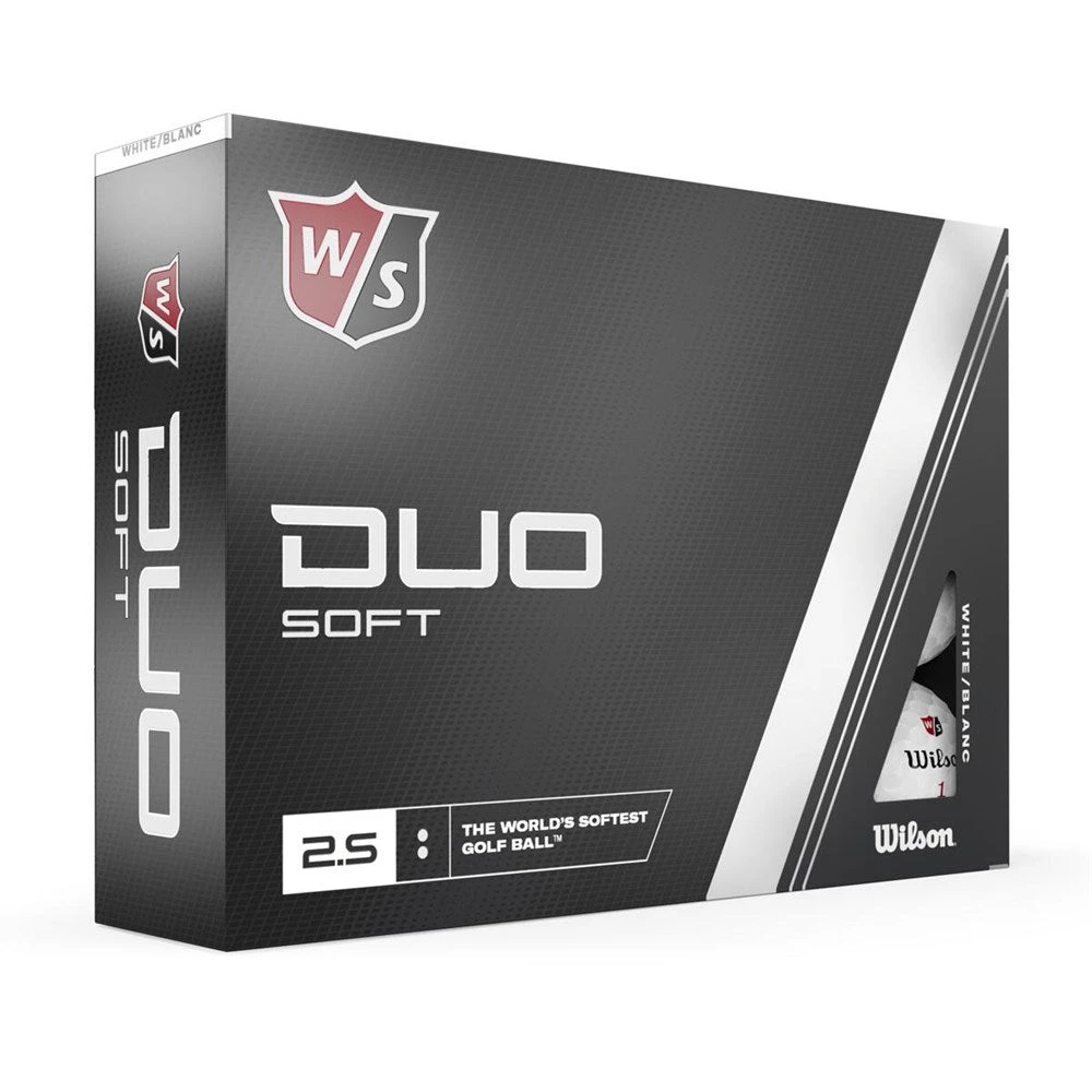Wilson Duo Soft Golf Balls | White 3 Wilson Duo Soft Golf Balls | White