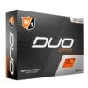 Wilson Staff Duo Optix Matte Golf Balls | Orange -Outlet Push Golf Pro Store Wilson Staff Duo Optix Matte Golf Balls Orange 9