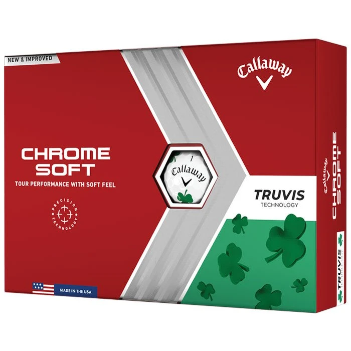 Outlet Push Golf Pro Store -Outlet Push Golf Pro Store Callaway Chrome Soft Truvis Shamrock Golf Balls White 8